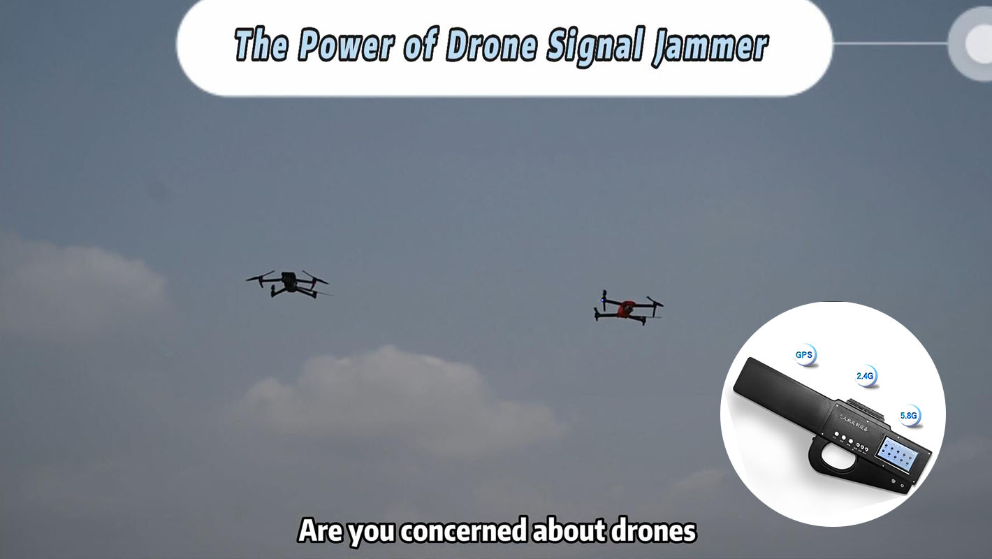 La puissance du brouilleur de signal de drone