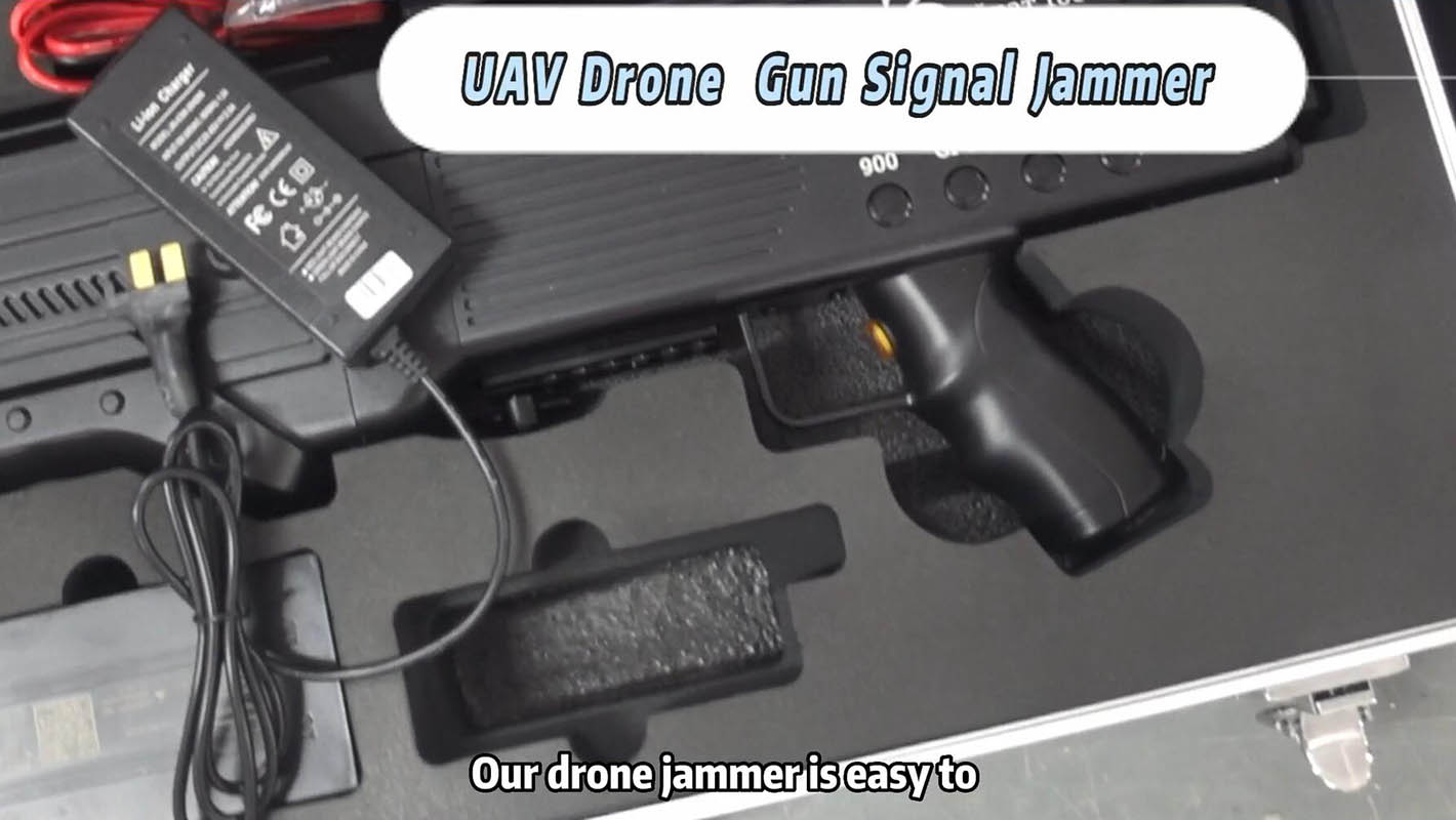 Brouilleur de signal de pistolet de drone UAV